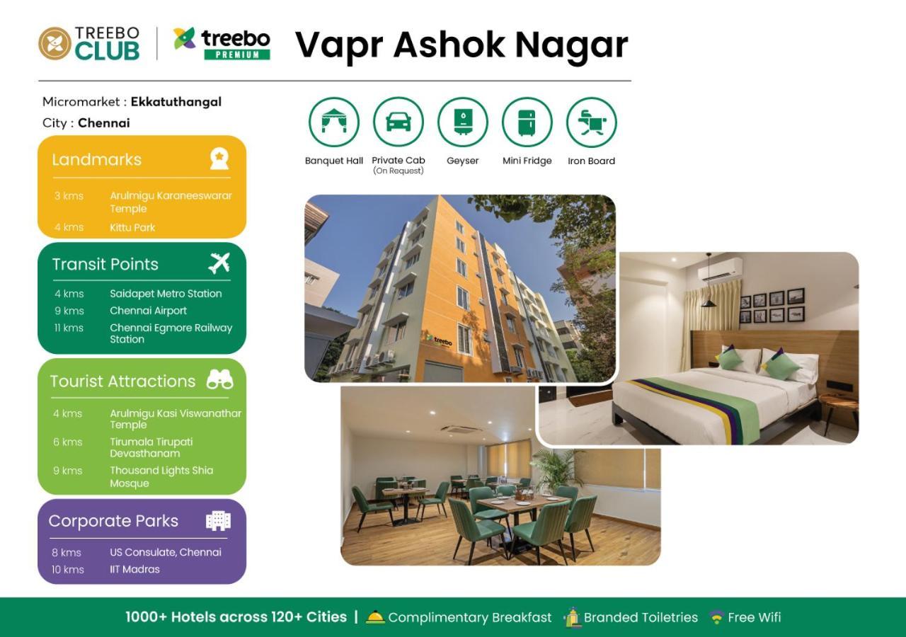 Готель Treebo Premium Vapr Ashok Nagar Ченнаї Екстер'єр фото